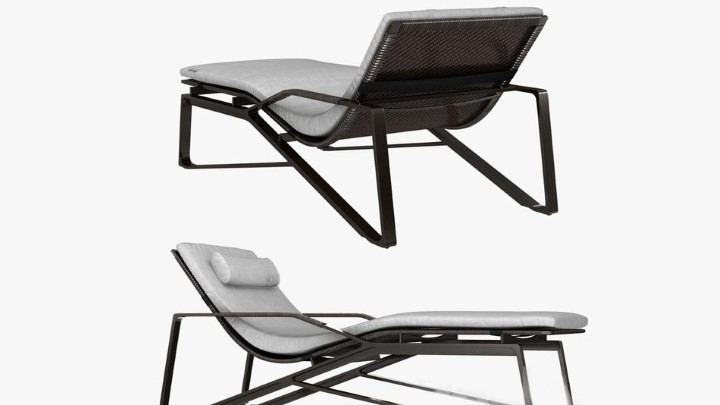 渲染模型_躺椅084