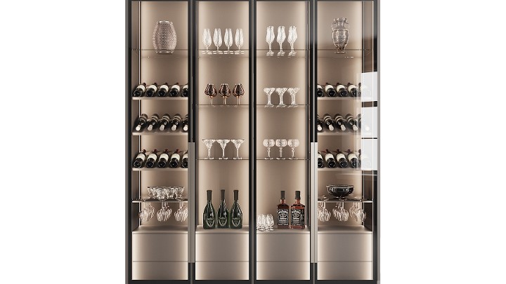 渲染模型_酒柜064