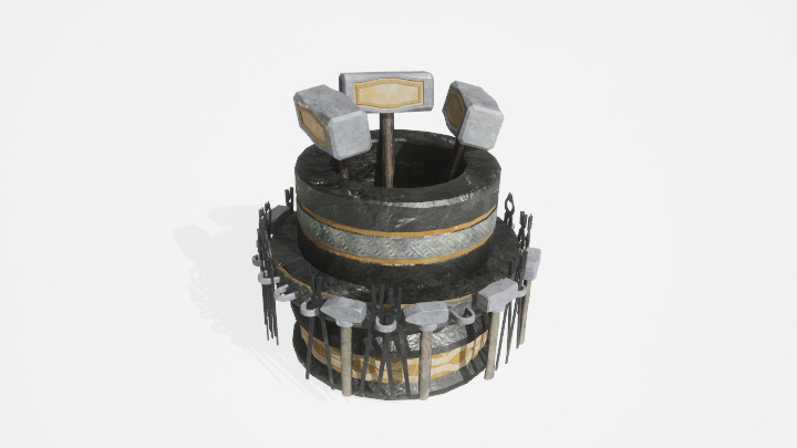 渲染模型_锤子004