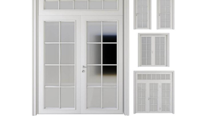 渲染模型_门1287