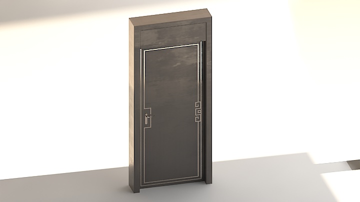 渲染模型_门1302