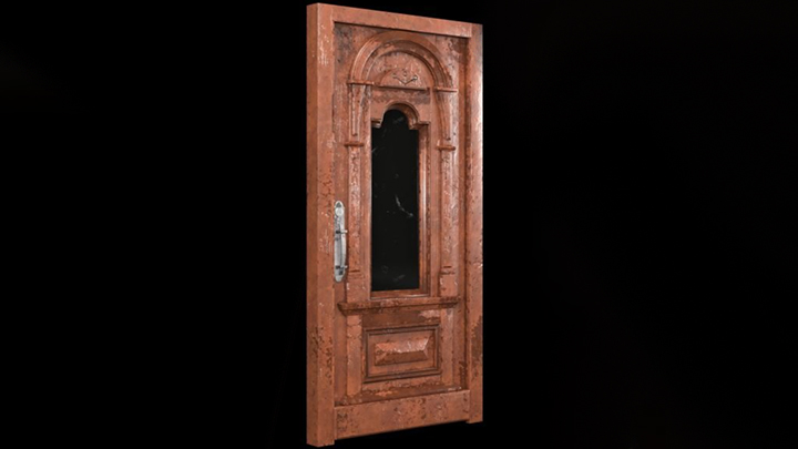 渲染模型_门1312