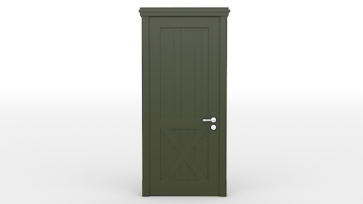 渲染模型_门1346