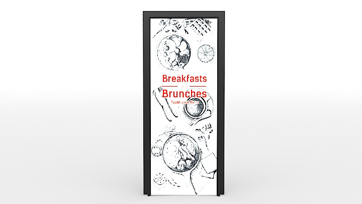 渲染模型_门1347