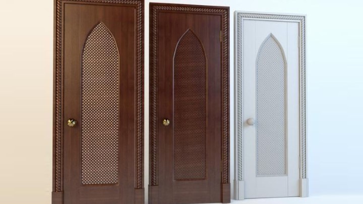 渲染模型_门1350