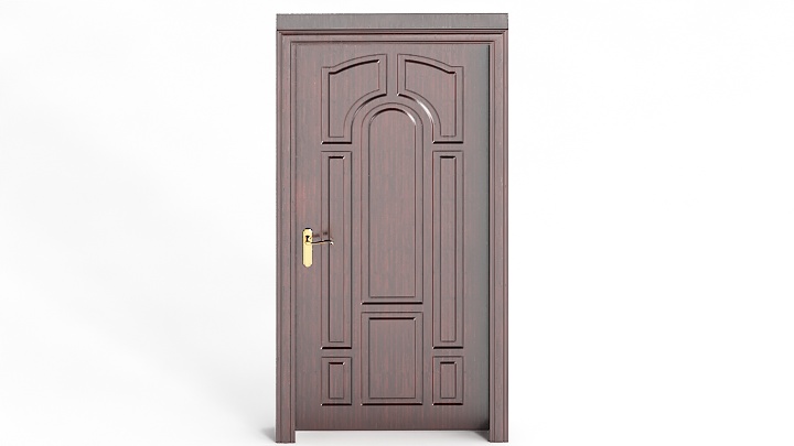 渲染模型_门1356