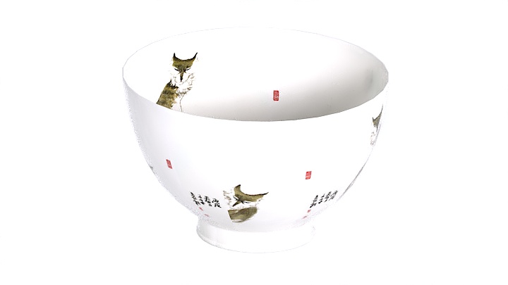 渲染模型_陶瓷碗001