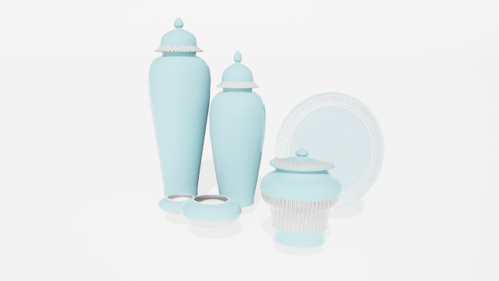 渲染模型_陶瓷罐005