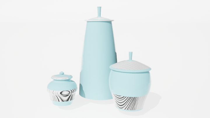 渲染模型_陶瓷罐006