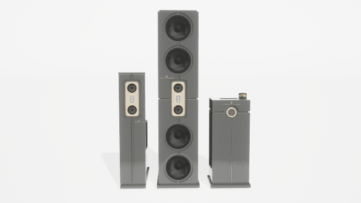 渲染模型_音响200