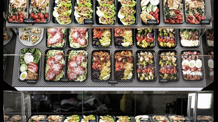 渲染模型_食物货架柜001