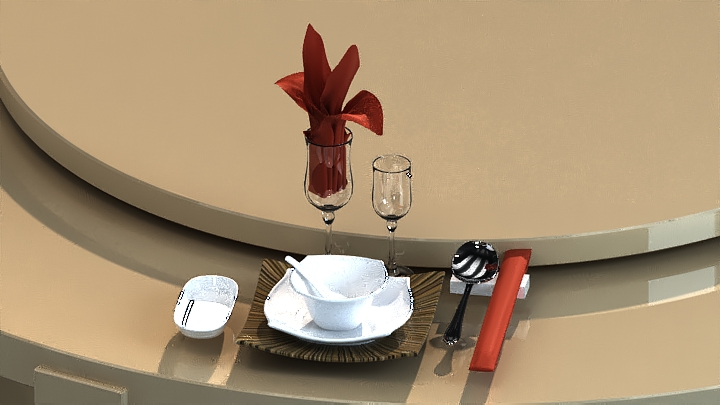 渲染模型_餐具231