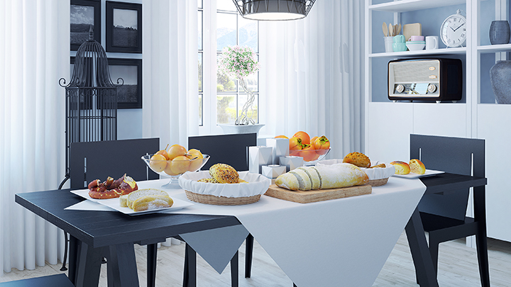 渲染模型_餐厅009