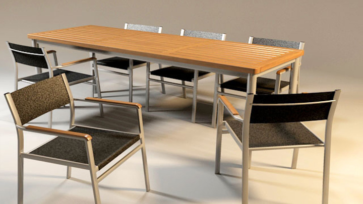 渲染模型_餐桌136