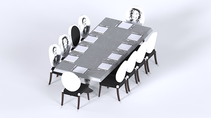 渲染模型_餐桌149