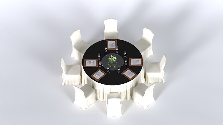 渲染模型_餐桌151