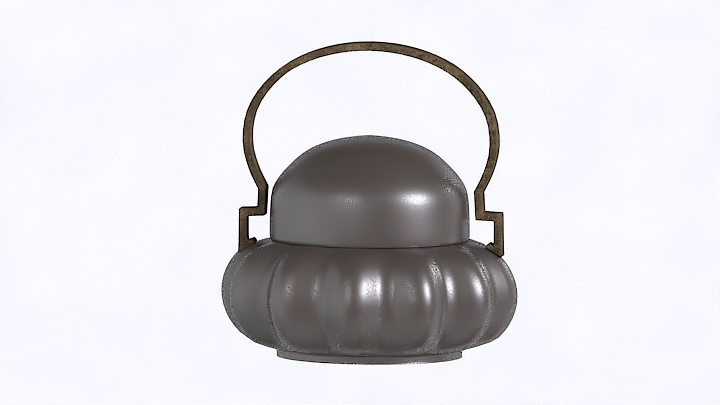 渲染模型_香炉001