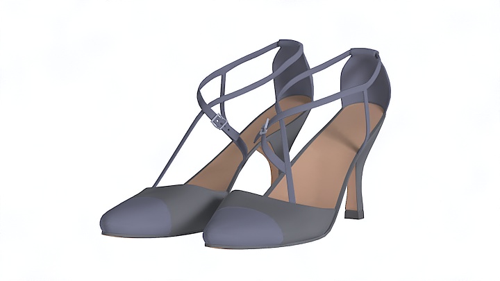 渲染模型_高跟鞋008