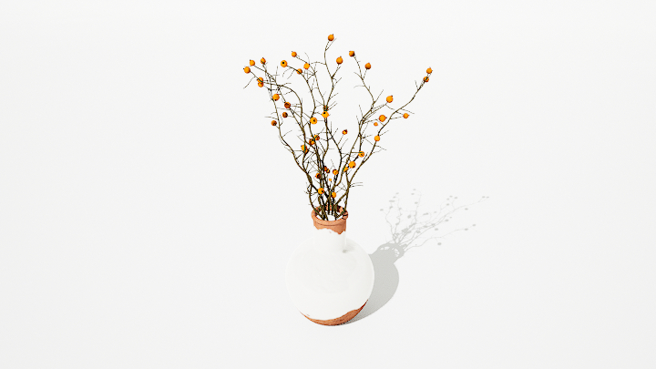 渲染模型_鲜花093