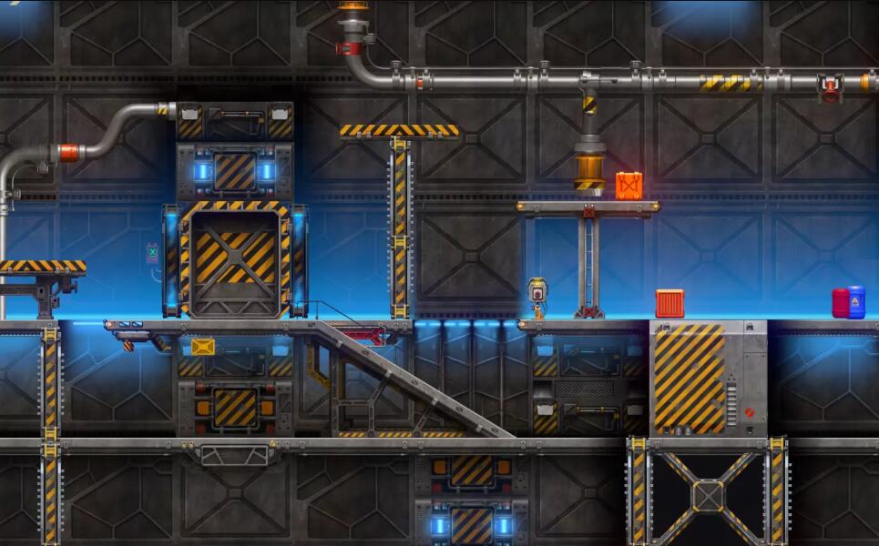 2D Sci-Fi Industrial Environment Pack v1.0平面美术资源