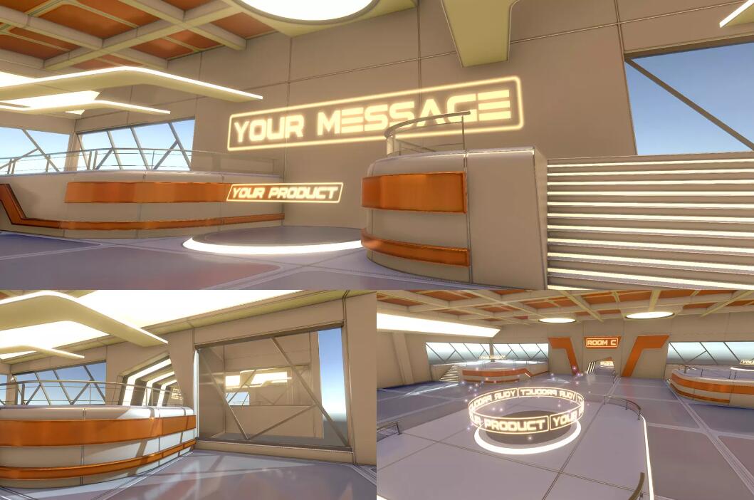 3D Showroom Level Kit Vol 3展厅