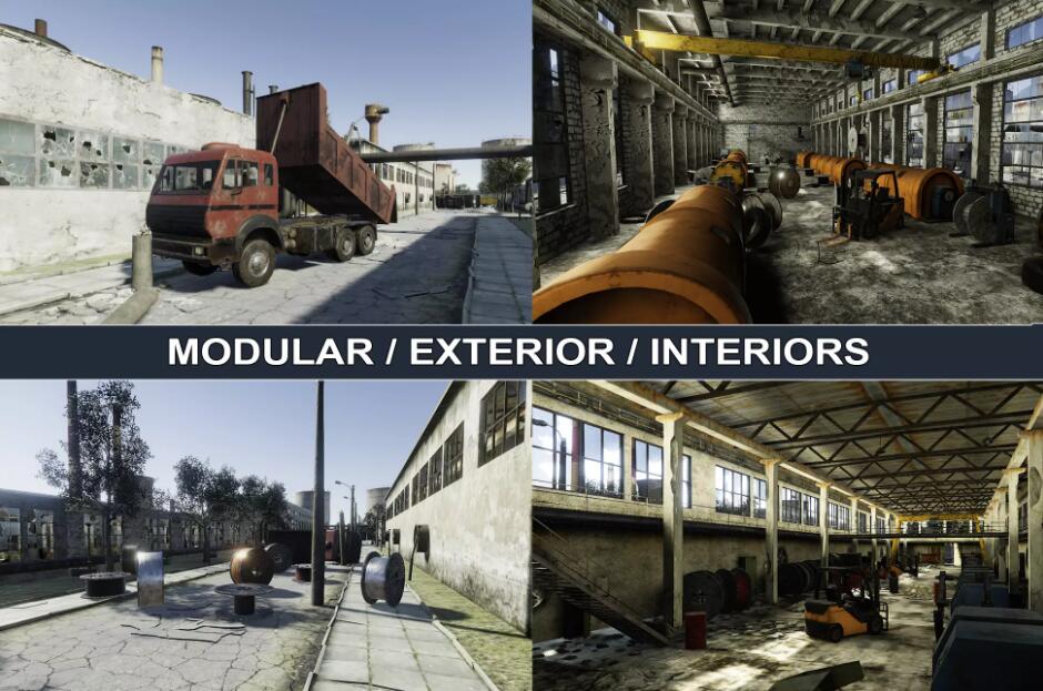 Abandoned Factory Scene工厂