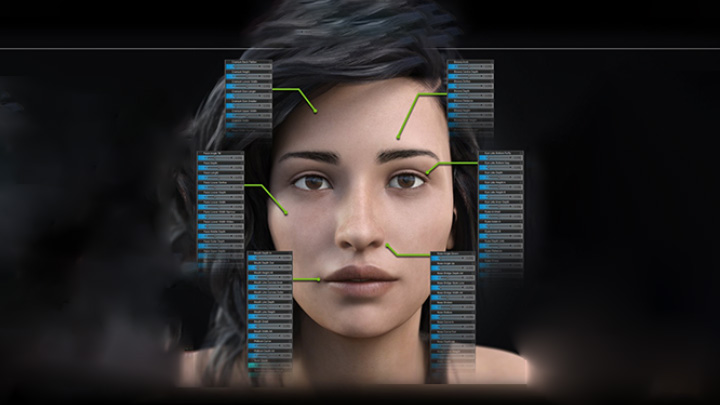 Daz3DPoser_人物表情008