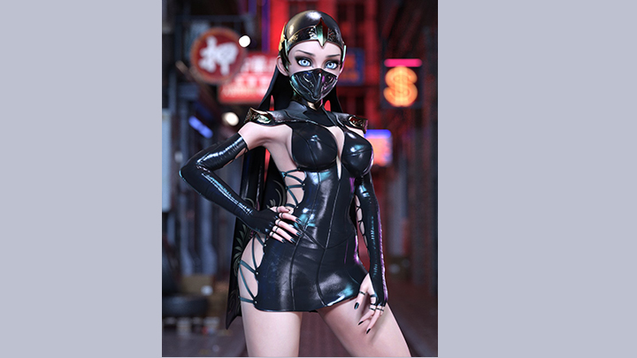 Daz3DPoser_女刺客001