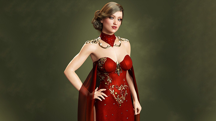 Daz3DPoser_女性人物1001