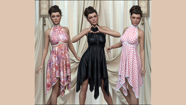 Daz3DPoser_女性人物1019