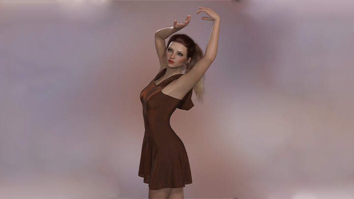 Daz3DPoser_女性人物1022