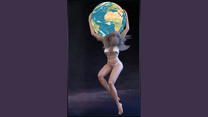 Daz3DPoser_女性人物1047