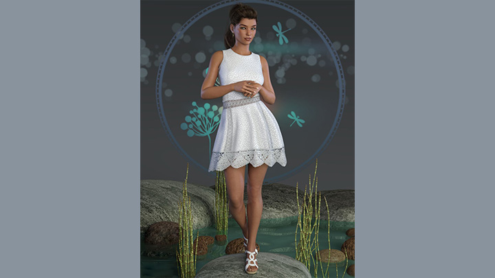 Daz3DPoser_女性人物1058