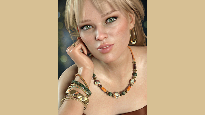 Daz3DPoser_女性人物1066
