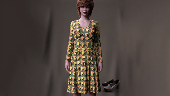 Daz3DPoser_女性人物1071