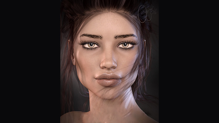 Daz3DPoser_女性人物1076