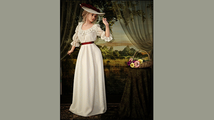 Daz3DPoser_女性人物1091