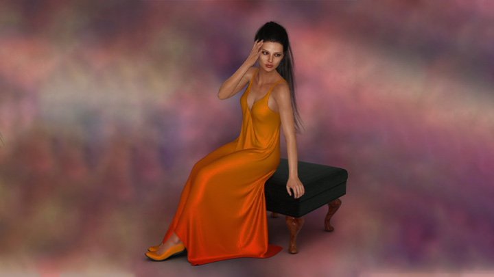 Daz3DPoser_女性人物1100