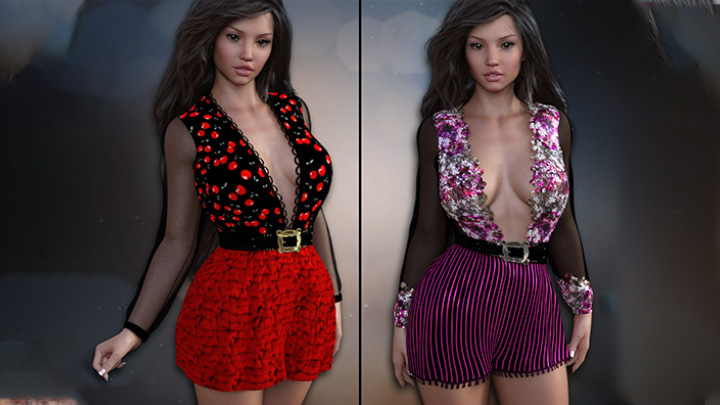 Daz3DPoser_女性人物344