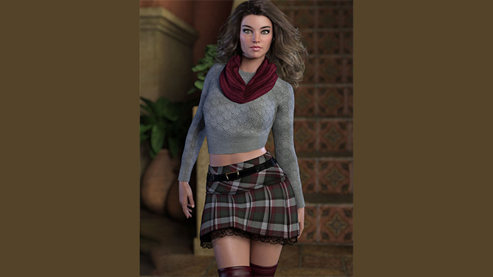 Daz3DPoser_女性人物570