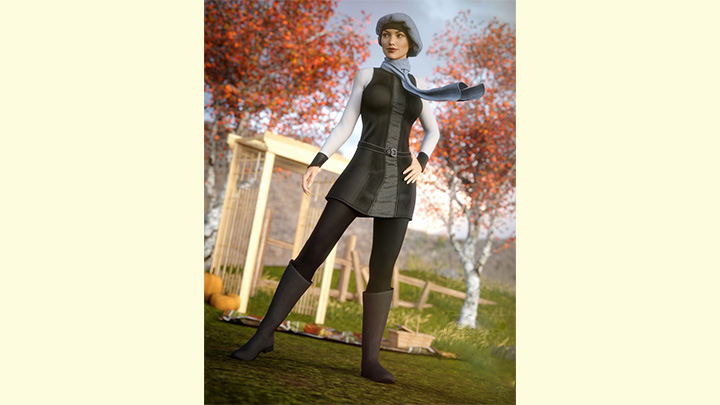 Daz3DPoser_女性人物574