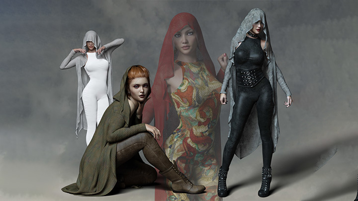 Daz3DPoser_女性人物598