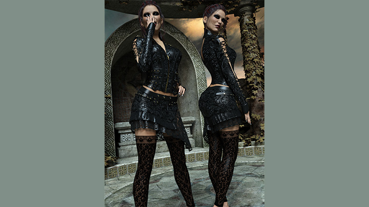 Daz3DPoser_女性人物810