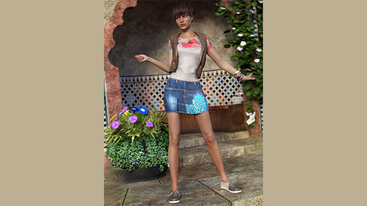 Daz3DPoser_女性人物896