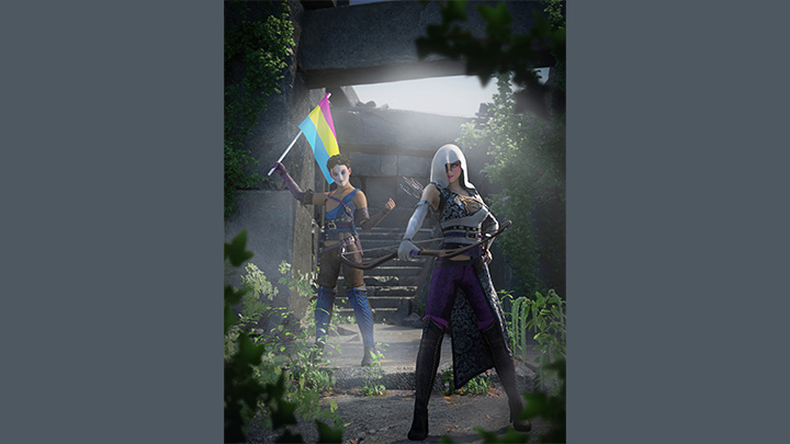 Daz3DPoser_女性人物935