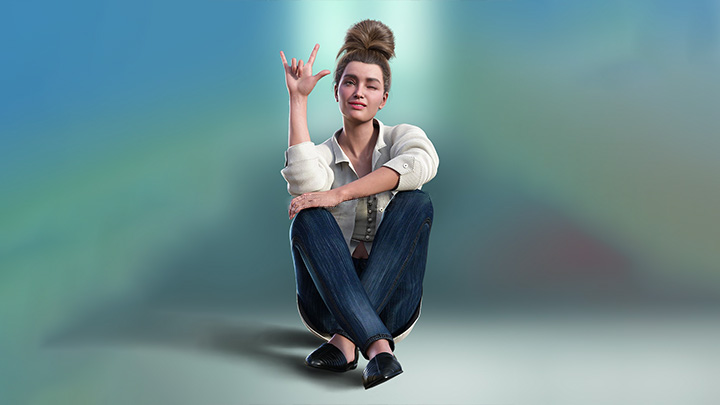 Daz3DPoser_女性人物946