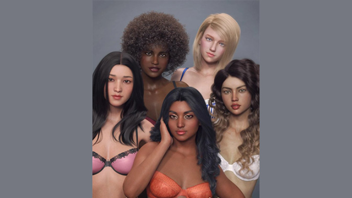 Daz3DPoser_女性内衣006