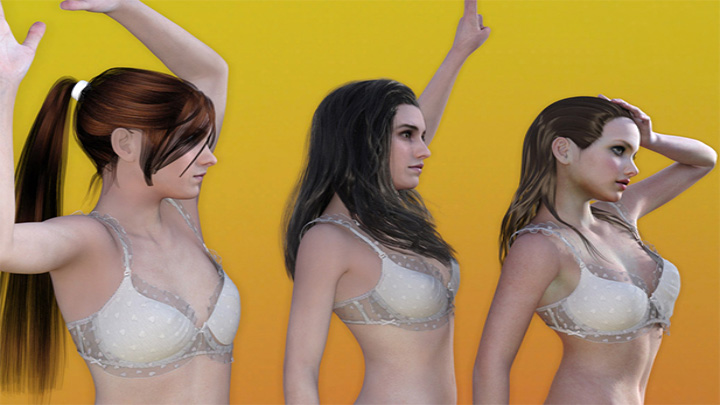 Daz3DPoser_女性内衣008