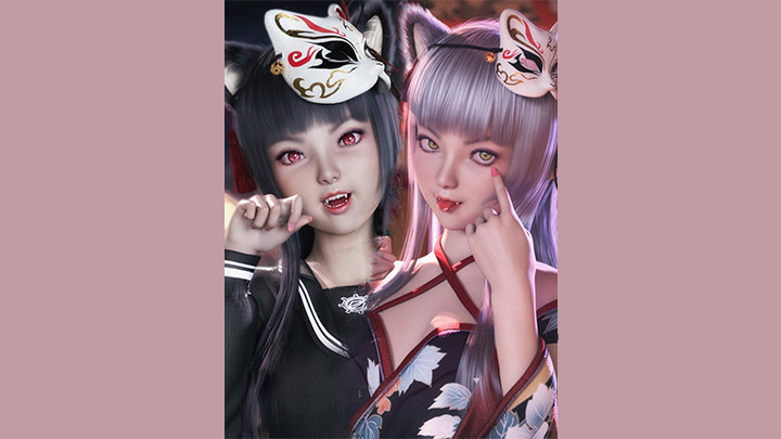 Daz3DPoser_女性角色091