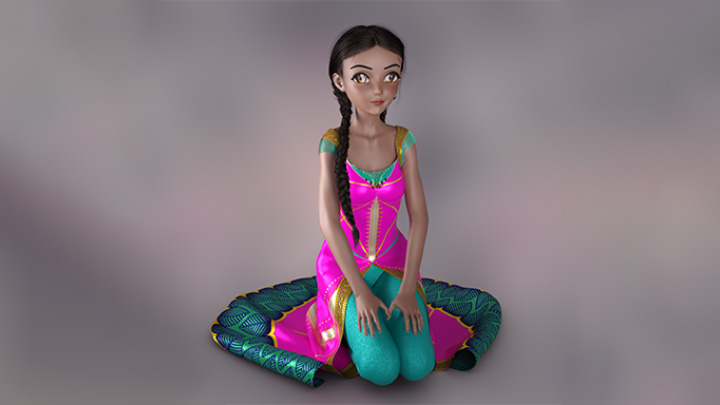 Daz3DPoser_女性角色098